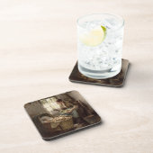 Dessous-de-verre Affection maternelle (huile sur la toile) (Côté Droit)