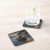 Dessous-de-verre Affenpinscher Festive Christmas Voyage (Côté Droit)