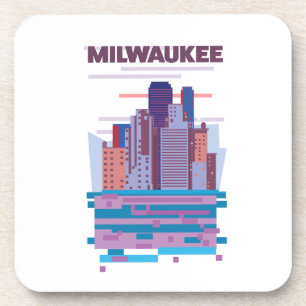 Dessous-de-verre Affiche de Milwaukee Travel