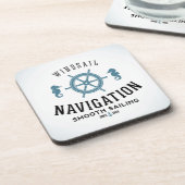 Dessous-de-verre Affiche de navigation de Windsail (Côté gauche)