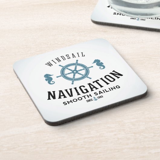 Dessous-de-verre Affiche de navigation de Windsail (Côté gauche)