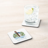 Dessous-de-verre Affiche de ski Schanfigg Suisse (Côté Droit)