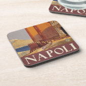 Dessous-de-verre Affiche De Voyage Du Vésuve Et De La Baie De Naple (Côté gauche)