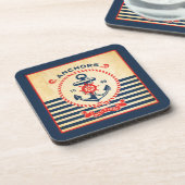 Dessous-de-verre Affiche nautique vintage (Côté gauche)