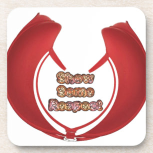 Dessous-de-verre Afficher un peu de respect Imprimé