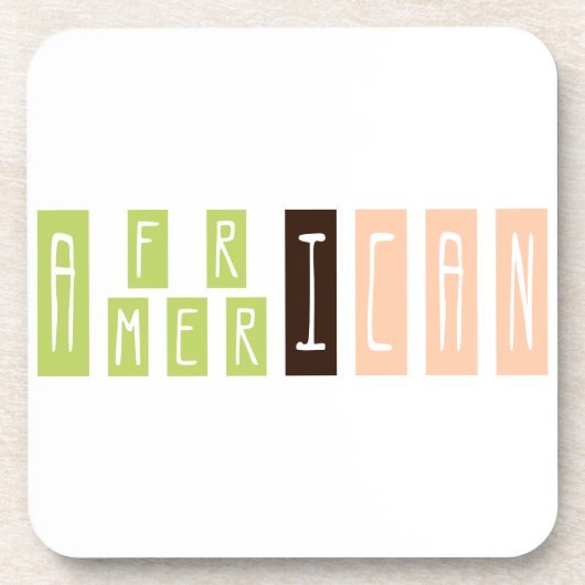 Dessous-de-verre Africain-Américain (Devant)