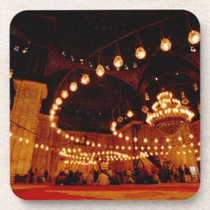 Dessous-de-verre Afrique, Égypte, Le Caire, Mosquée Muhammad Ali, L