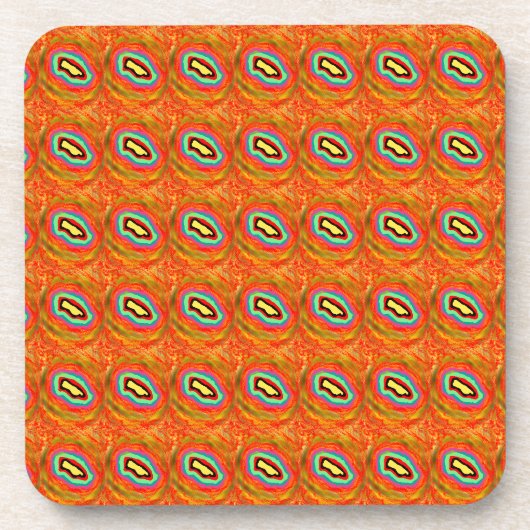 DESSOUS-DE-VERRE AFRO ART DESIGN ABSTRAIT (Devant)