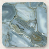 Dessous-de-verre Agate bleue (Devant)