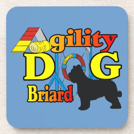 Dessous-de-verre Agilité de Briard (Devant)