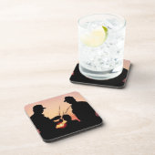 Dessous-de-verre Agriculteurs et coucher du soleil (Côté Droit)