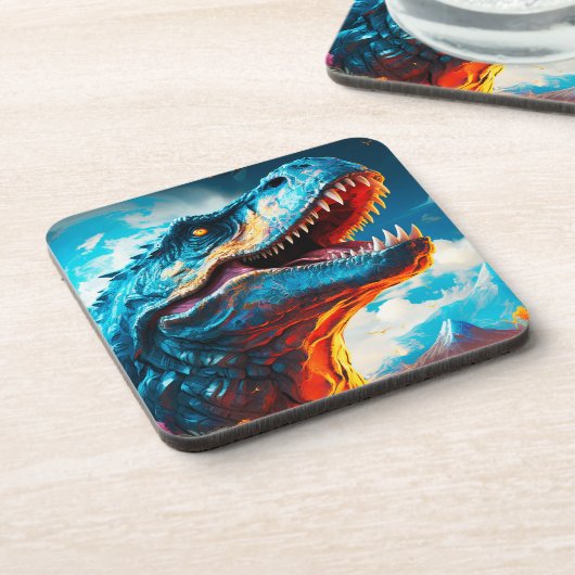 Dessous-de-verre Ai Dinosaur (Côté gauche)