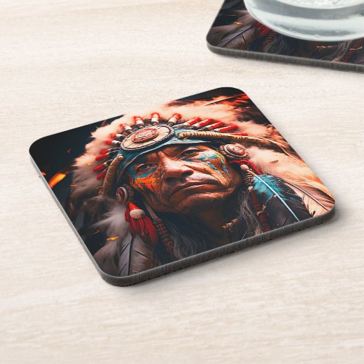 Dessous-de-verre Ai Indian (Côté gauche)