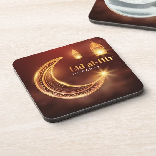 Dessous-de-verre Aïd el-Fitr Moubarak (Côté gauche)