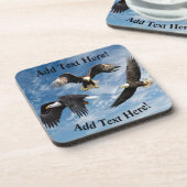 Dessous-de-verre Aigle à tête blanche (Côté gauche)