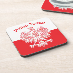 Dessous-de-verre Aigle blanc texan polonais