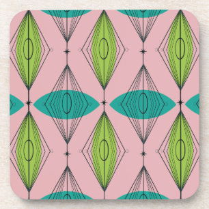 Dessous-de-verre Aiguille rose atomique & Starburst Dessous de verr