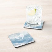 Dessous-de-verre Ailes d'ange en ciel bleu nuageux (Côté Droit)