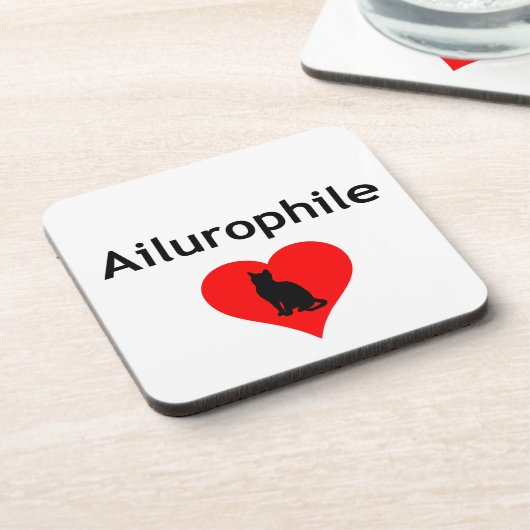 Dessous-de-verre Ailurophile (Côté gauche)