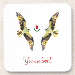 Dessous-de-verre Aimer les oiseaux. Ospreys