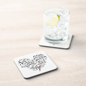 Dessous-de-verre Aimez la vie où vous vivez (Côté Droit)