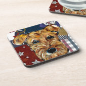 DESSOUS-DE-VERRE AIREDALE TERRIER (Côté gauche)