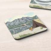 Dessous-de-verre Alaska Bush Avion Et Pêche Voyage (Côté gauche)