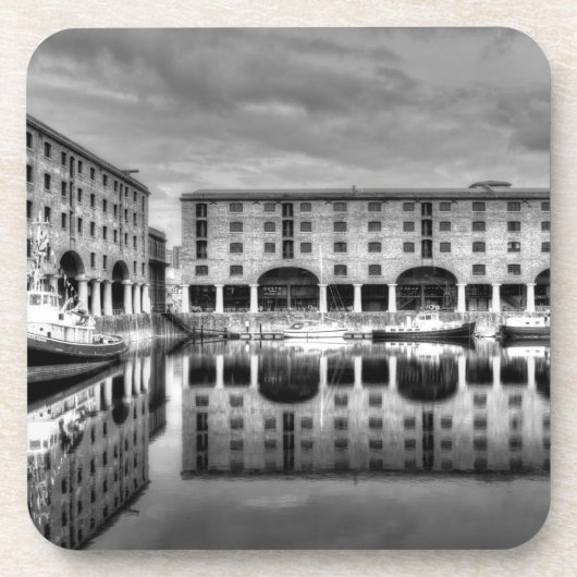 Dessous-de-verre Albert Dock Liverpool Réflexions (Devant)