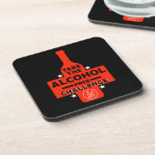 Dessous-de-verre Alcool Gratuit Et Sobre (Côté gauche)