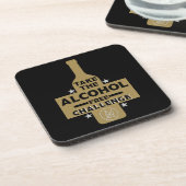 Dessous-de-verre Alcool Gratuit Et Sobre (Côté gauche)