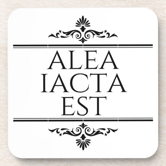 Dessous-de-verre Alea Iacta Est (Devant)