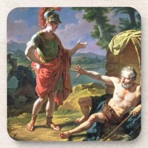 Dessous-de-verre Alexandre et Diogène, 1818 (huile sur la toile)