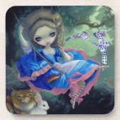 dessous de verre "Alice à la fronde de Fragonard" (Devant)