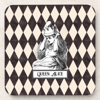 Dessous-de-verre Alice vintage avec Arlequin de la Couronne