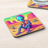 Dessous-de-verre Alien cool Desert Chillin (Côté gauche)