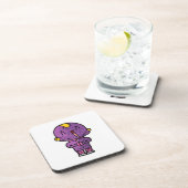 Dessous-de-verre alien violet (Côté Droit)