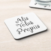 Dessous-de-verre Alis Volat Propiis (Côté gauche)