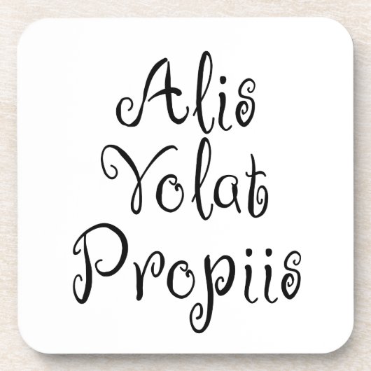 Dessous-de-verre Alis Volat Propiis (Devant)