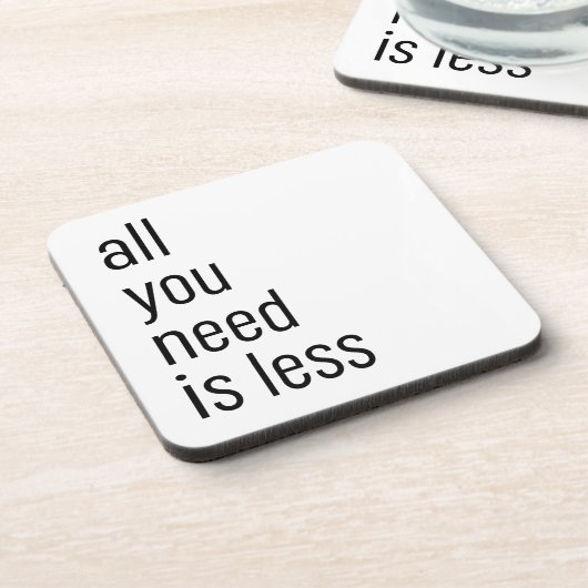 Dessous-de-verre All you need (Côté gauche)