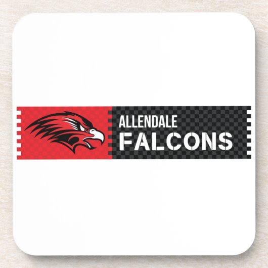 Dessous-de-verre Allendale Falcons (Devant)