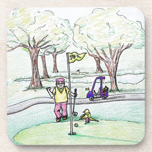 Dessous-de-verre Aller pour une Birdie (Devant)