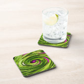 Dessous-de-verre Allium Abstrait (Côté Droit)