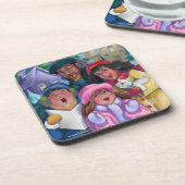 Dessous-de-verre Allons chanter Noël (Côté gauche)