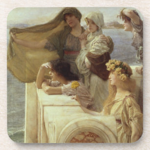 Dessous-de-verre Alma-Tadema chez Cradle de l'Aphrodite, 1908