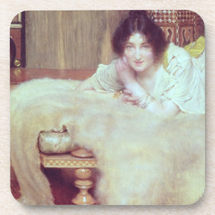 Dessous-de-verre Alma-Tadema   un auditeur : La couverture d'ours,