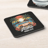 Dessous-de-verre Aloha Hawaï 2026 (Côté gauche)