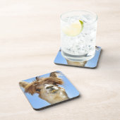 Dessous-de-verre Alpaga avec les cheveux fous (Côté Droit)