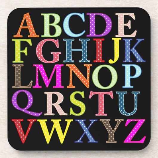 Dessous-de-verre Alphabet (Devant)