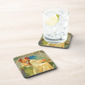 Dessous-de-verre Alphonse Mucha Art Nouveau Princesse Hyacinth (Côté Droit)