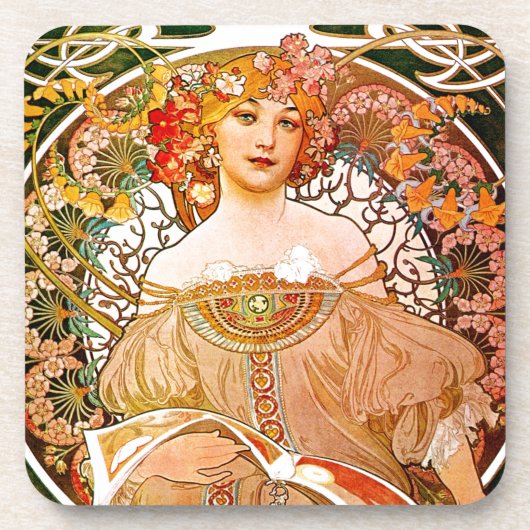 Dessous-de-verre Alphonse Mucha Dreaming (Devant)